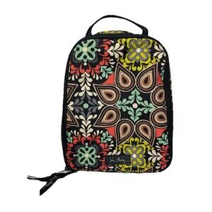 Vera Bradley Lunch Box Zip Around Multicolor Floral Paisley Insulated